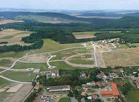 Trnová - letecký snímek (ve spodní části původní Trnová)